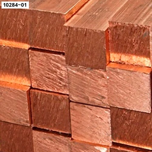 Квадрат медный ГОСТ 1535-2006. Медь М0. Размер 260